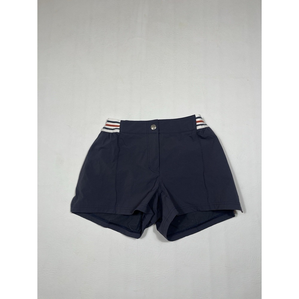 Amundsen Performance Shorts Womens Medium Navy Blue Outdoor Hiking Stretch